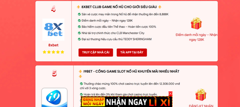 Các cổng game được đánh giá dựa trên nhiều tiêu chí khách quan 